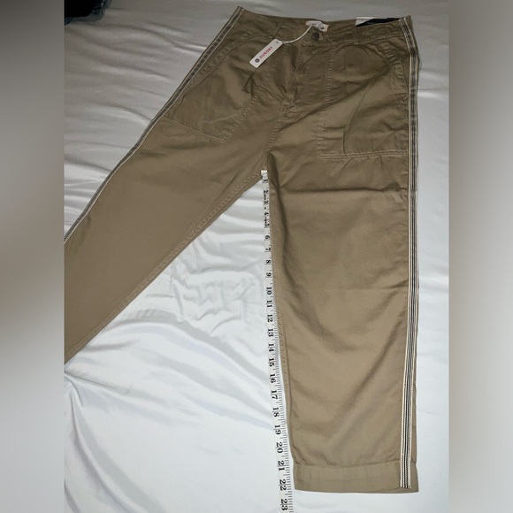 Sundry button fly tan pants with stripe down the legs nwt size 31 - Picture 13 of 14